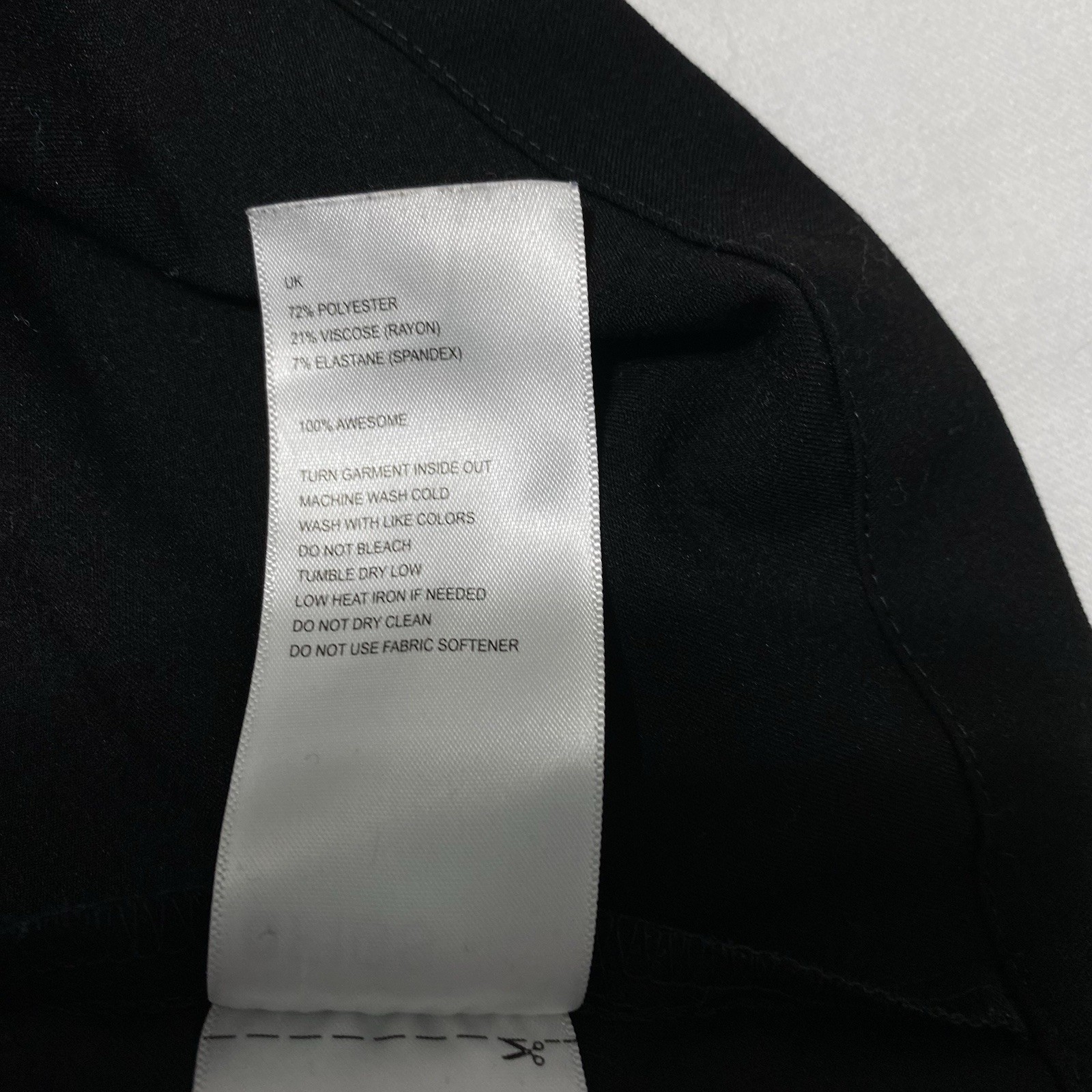 FIGS Technical Collection Black Solid Scrub Top M… - image 11