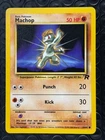 Machop 59/82 Base Set Series Team Rocket Common Basic Pokemon Card 2000 NM