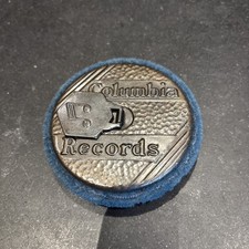 ANTIQUE VINTAGE COLUMBIA VINYL RECORD CLEANER VELVET FIBRE DUSTER PAD 