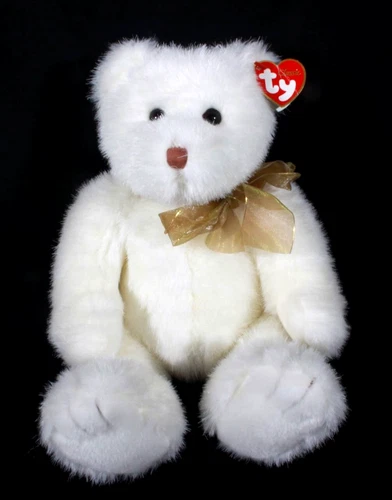 VINTAGE 2002 ORIGINAL TY PLUSH 13" CLASSIC TAG LACEY THE BEAR PRISTINE RETIRED!