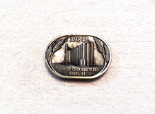 CLASSIC BELT BUCKLE 1984 FARMERS COOP EQUITY CO "SWAYZE" LMT ED 190/250 BB18