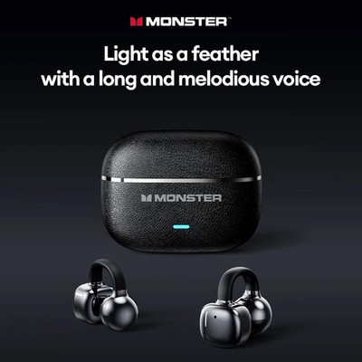 Monster MQT65 OWS Bluetooth 6.0 Earphones HiFi Sound Quality HD Call Wireless He