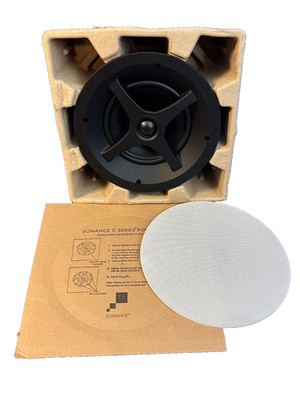 Sonance C6R, C Series 6.5'' 2-Way In-Ceiling Sprs-85W-8Ω-Paintable Grill-EA-OB