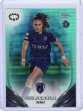 Louna Ribadeira 2023-24 Topps Chrome Uefa Womens Aqua Refractor RC #72
