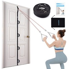 Door Anchor Strap for Resistance Bands Exercises, Multi Point Anchor Gym Atta...