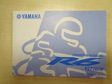 Genuine Yamaha Owners Manual Book 2007 YZF6R 2C0-28199-71 In English & French