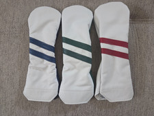 Winston Collection Two Stripe Traditional Leather Golf Hybrid/Rescue Headcover