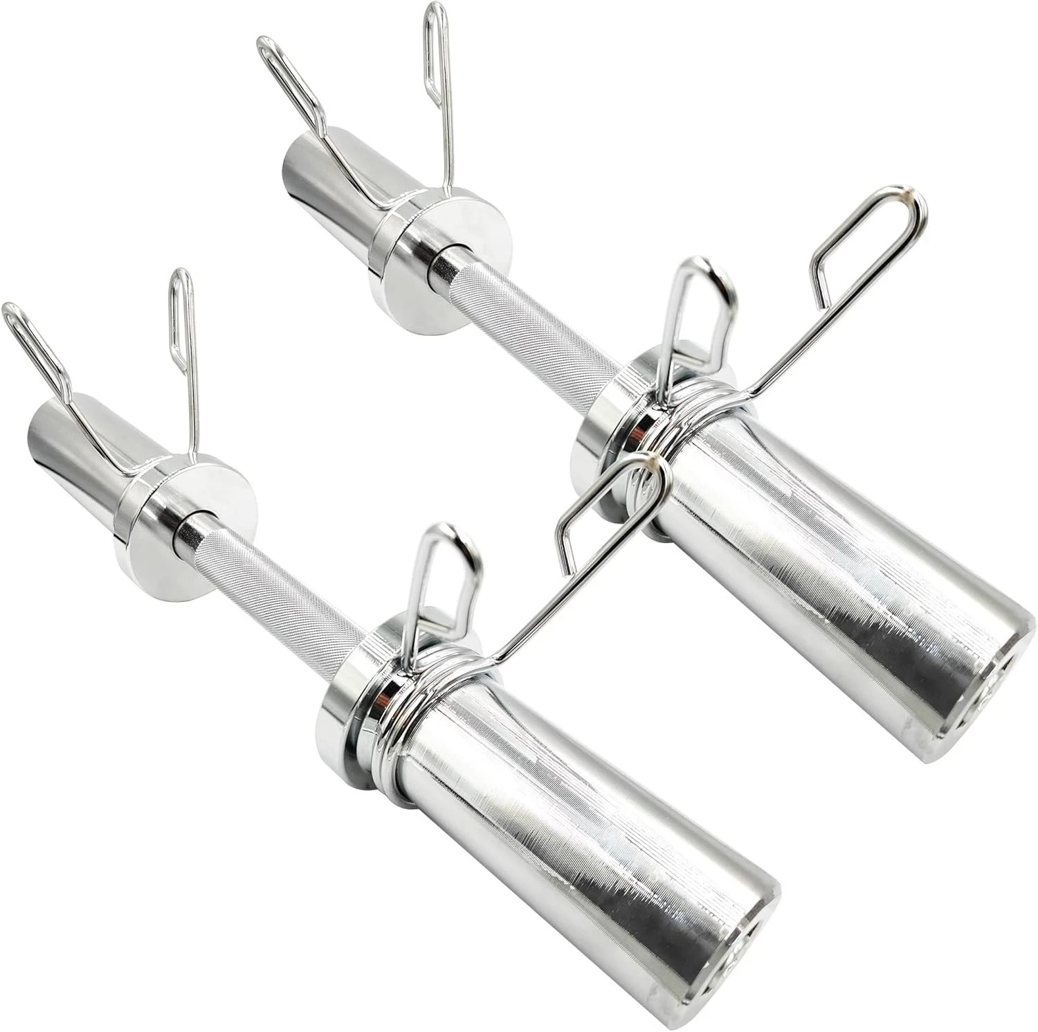 16" Olympic Dumbbell Handles Loadable Dumbbells Bar Sets 150LBS Weight Capacity