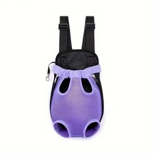 Pet Dog Carrier Backpack, Portable Breathable Mesh Chest Carrier, Polyester W...