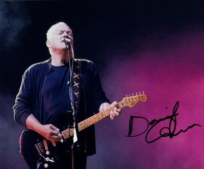 DAVID GILMOUR - PINK FLOYD -  Autographed Signed 8 x 10 PHOTO w/COA