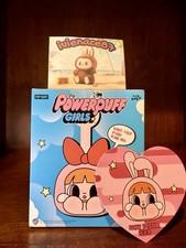 US SELLER AUTHENTIC POP MART CRYBABY  Powerpuff Girls Series BUNNY BLOSSOM PINK