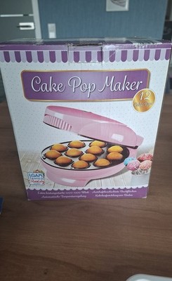 ALDI Cake Pop Maker rosa 12 Cake Pops 1000-1200W antihaft inkl. Sticks