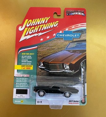 1971 Chevrolet Monte Carlo Gloss Black Johnny Lightning Muscle Die