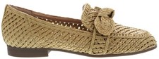 Zapatos planos de rafia de ganchillo finito Charles David para mujer talla EE. UU. 8 M (Natural)