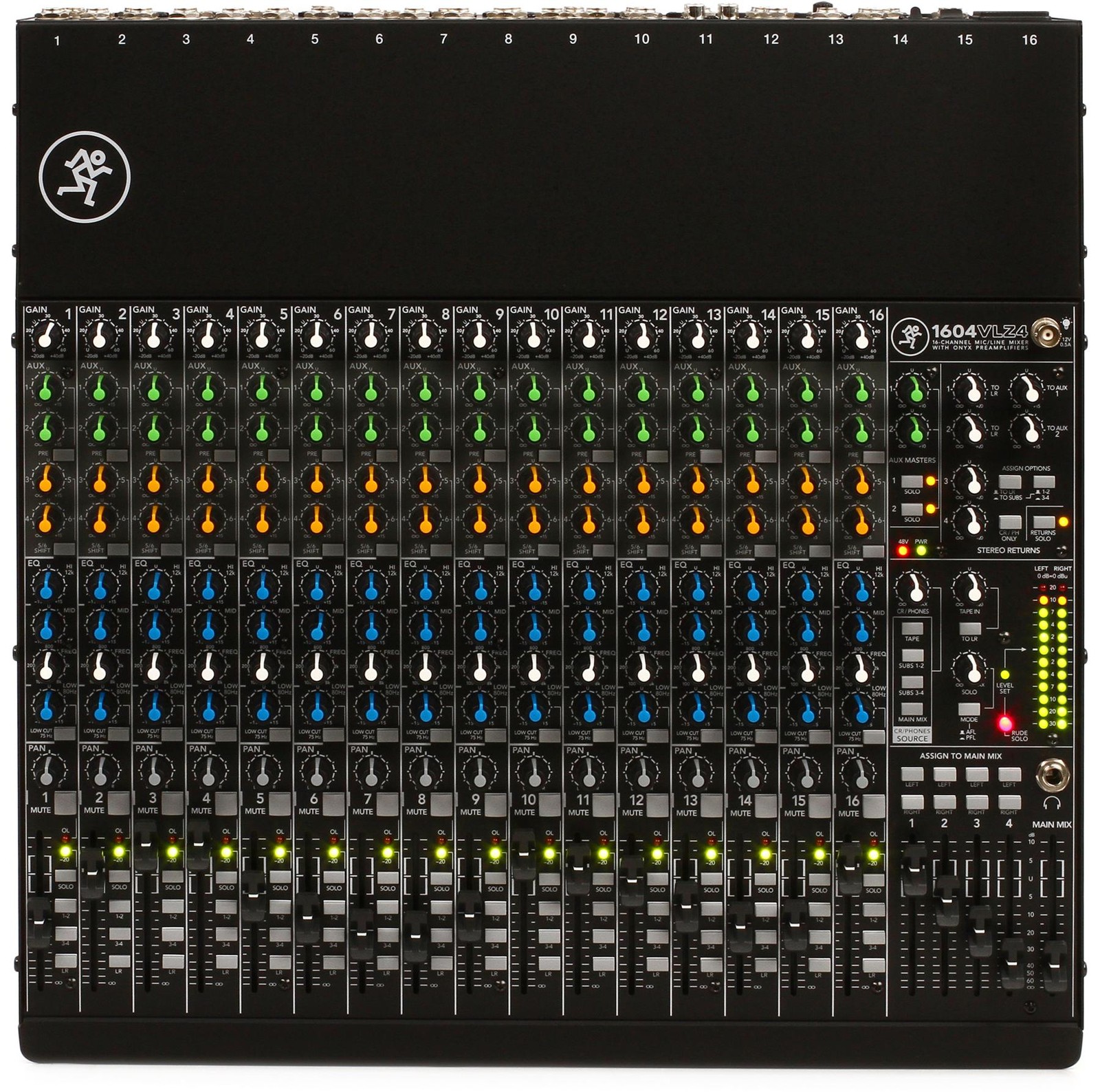 Mackie 1604VLZ4 16-Channel Compact Mixer with Premium Sound