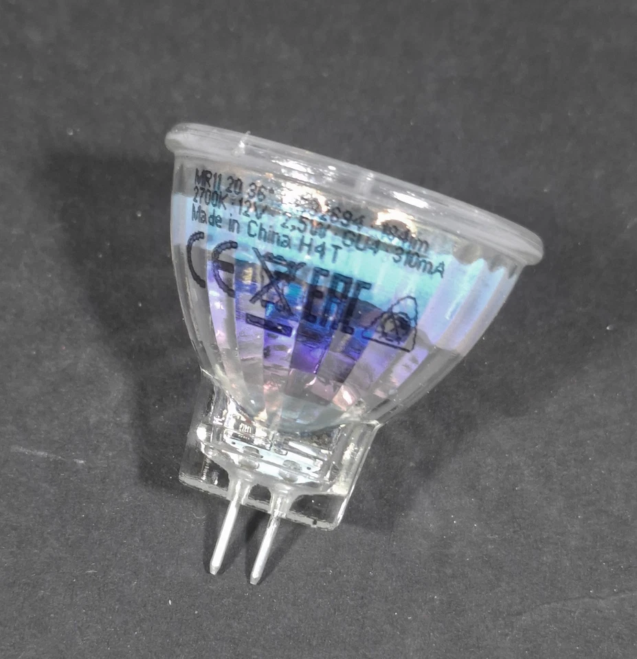 4 x 12V 2.5W MR11 GU4 LED Light Lamp Globes Bulbs Warm White 2700K - Image 3 of 4