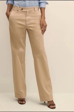 Brooks Brothers Advantage Chino Dress Pants Women's Size Op Stretch Wrinkle-Free
