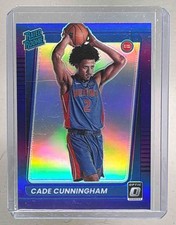 Cade Cunningham 2021 Panini Donruss Optic #161 Purple Prizm Rookie RC