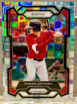 JERSEY NUMBER MATCH! 2024 Prizm Roman Anthony Pandora 19/199! RED SOX PROSPECT!