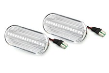 VW Caddy MK3 Side Indicators Set LED Dynamic Clear 04- Upgrade Plug & Play
