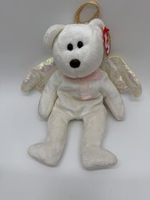 Retired TY HALO the Angel Beanie Baby Rare w/ Brown Nose 1998
