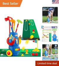Promote Active Play with a Complete Toddler Golf Set - Fun  Safe Blue Design