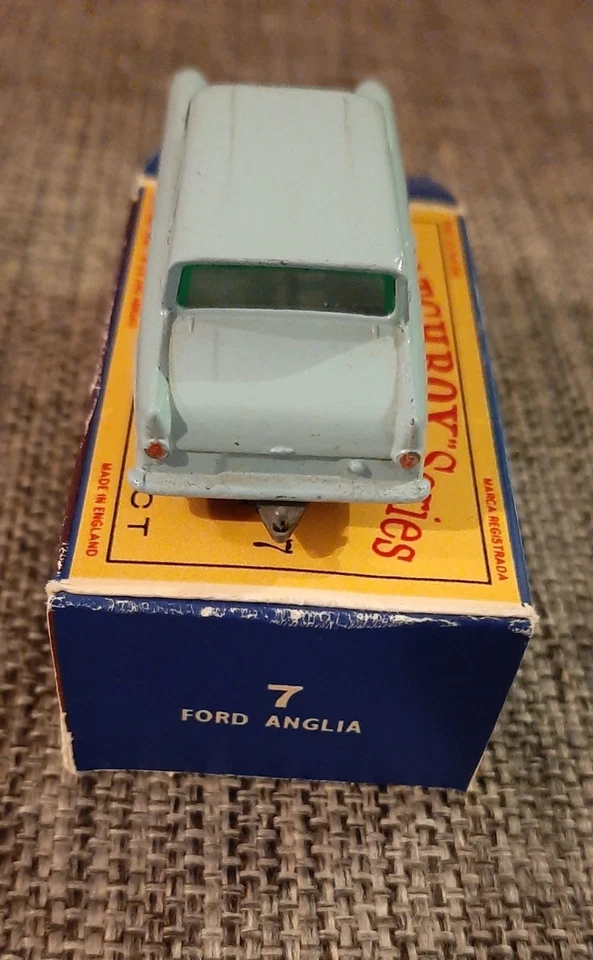 MATCHBOX LESNEY N. 7 FORD ANGLIA WITH ORIGINAL BOX NEAR MINT - Immagine 2 di 4