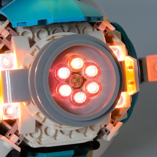 Set luci LED per 70830 LEGO Movie Sweet Mayhem's Systar Ship! Kit - Foto 9 di 11