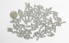 NEW --PKG OF 100 TIBET SILVER 13.5 X 4.5 MM CHANDELIER EARRING CONNECTORS NICE