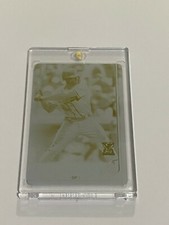 Ronald Acuna Jr 2019 Yellow Print Plate 1/1 Braves 