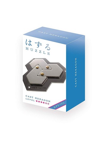 Hanayama Japan Cast Puzzle Huzzle HEXAGON Level:4 - Picture 1 of 2