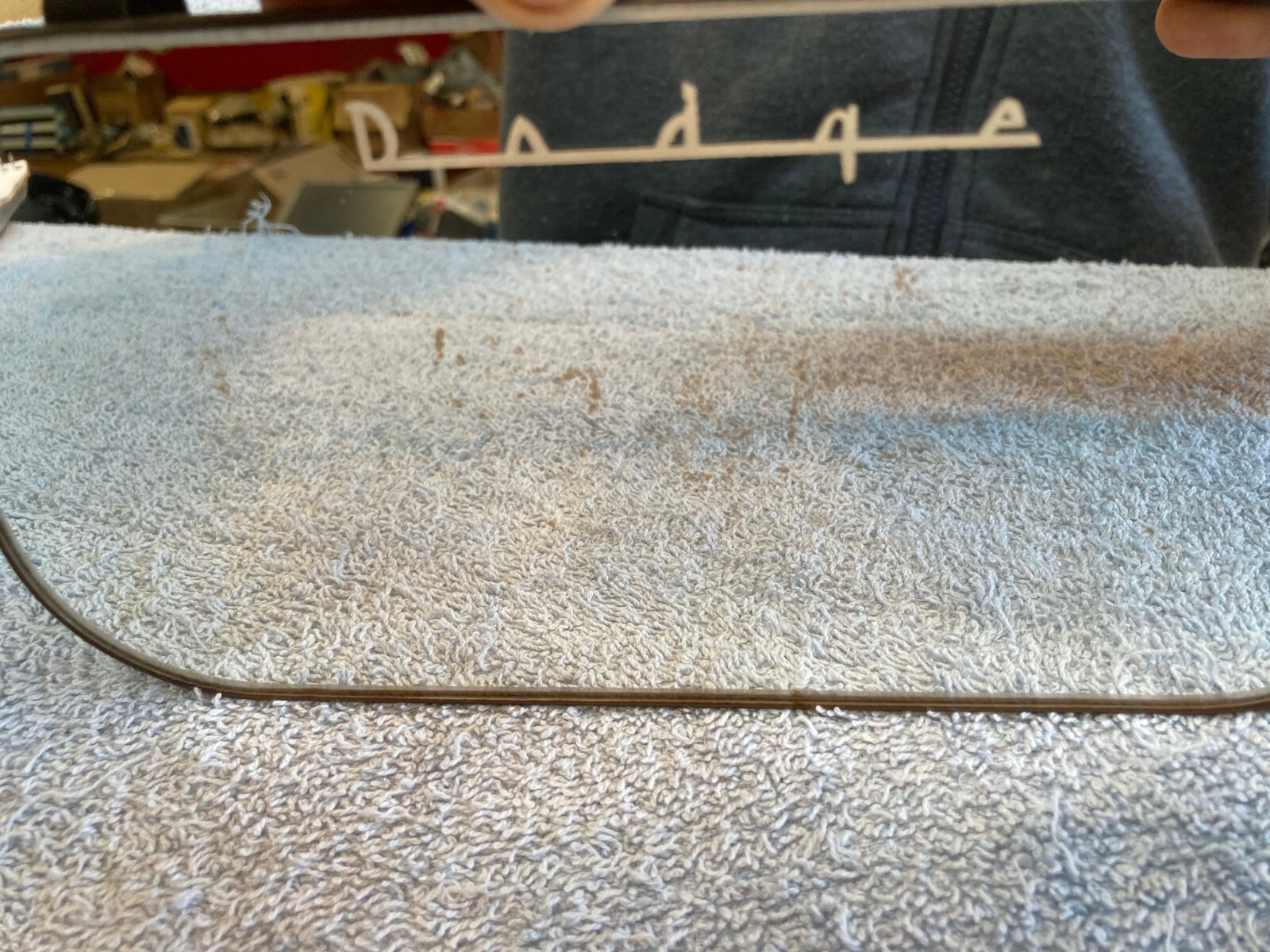 Vintage Antique Dodge Vanity Visor Mirror eBay