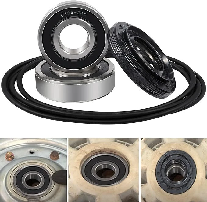 Kit de sellado de rodamientos de bañera de lavadora de carga frontal para LG Kenmore 4036ER2004A 4280FR4048L Foto 2 de 4