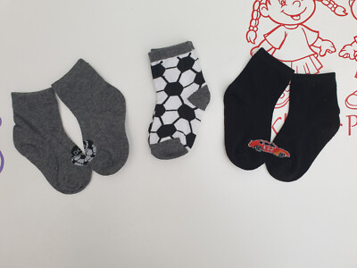 Socken Kindersocken Fußball Auto 3 Paar Größe 21/23