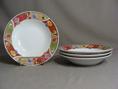 EVERYDAY GIBSON Soup Bowls In The Rebecca's Garden