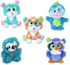 Wild Republic Wonky Mini Soft Plush Toy With Big Glitter Eyes 14cm - NEW