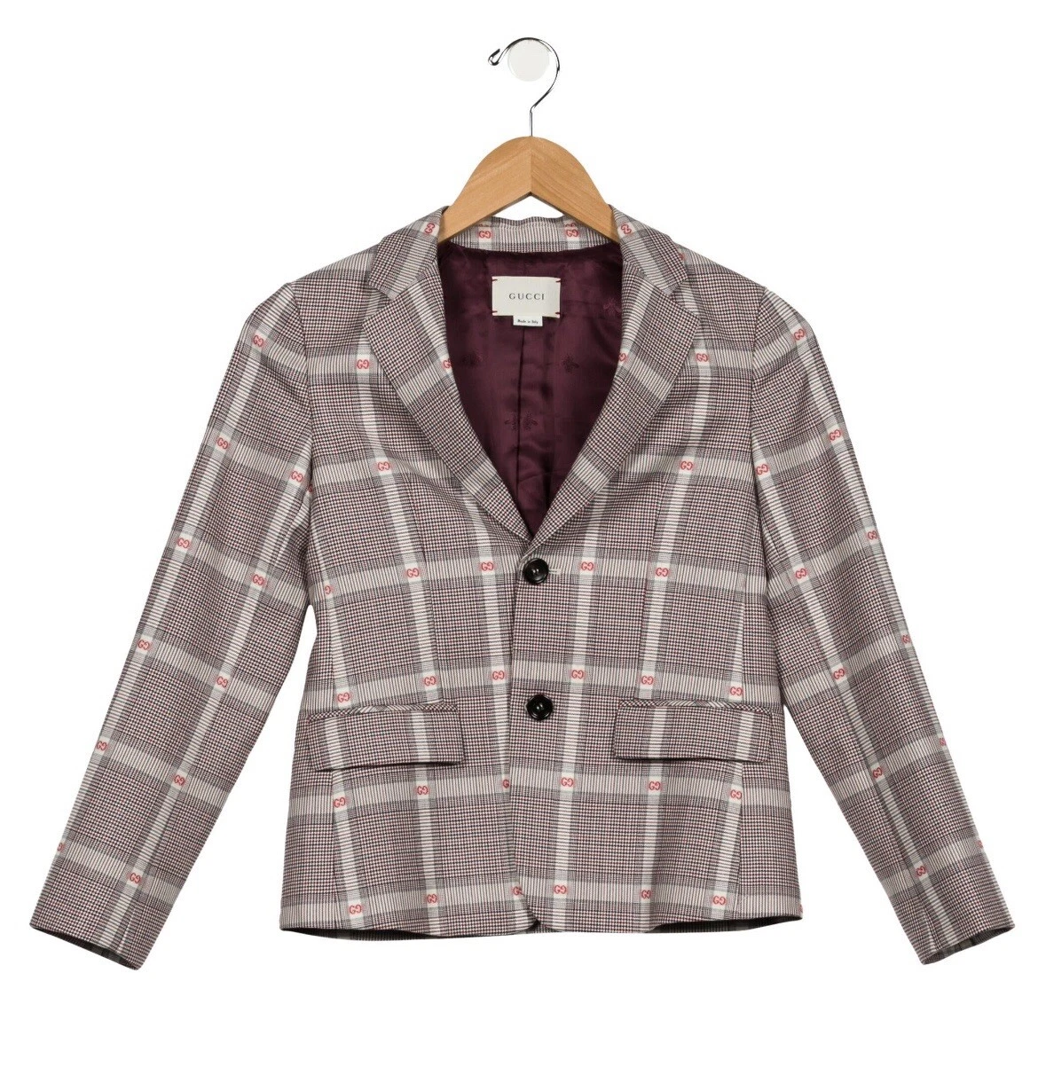 Blazer marron Gucci GG Supreme taille 10