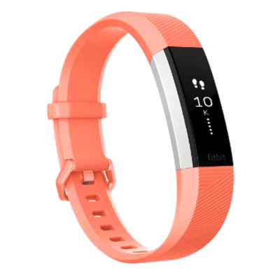 New Fitbit Alta HR Fitness Watch Black/Orange/Purple/Blue Size:Small or Large