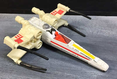 1980 Vtg Kenner Star Wars Die Cast X-Wing Fighter No Canopy Broken Laser Cannon