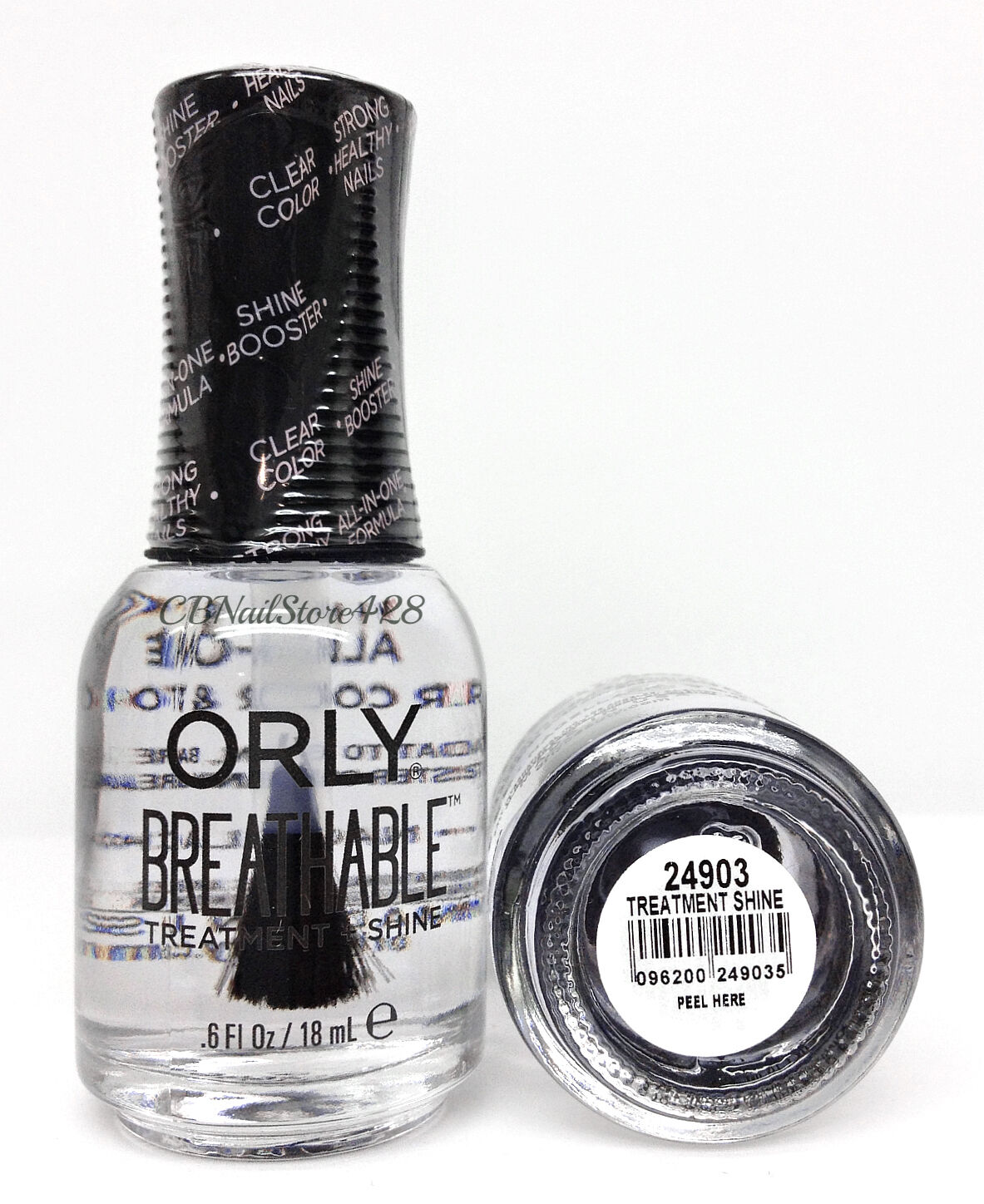Orly BREATHABLE Treatment + Shine - All-In-One Clear Color & Top Coat 0.6oz
