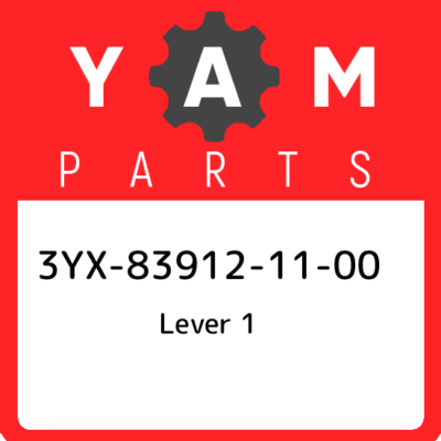 3YX-83912-11-00 Yamaha Lever 1 3YX839121100, New Genuine OEM Part 