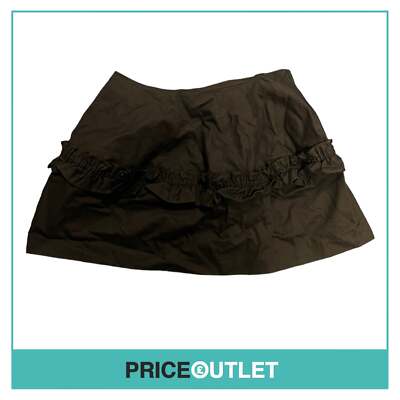 Simone Rocha x J Brand - Black Short Skirt with Ruffles - Size L - BRAND NEW WIT