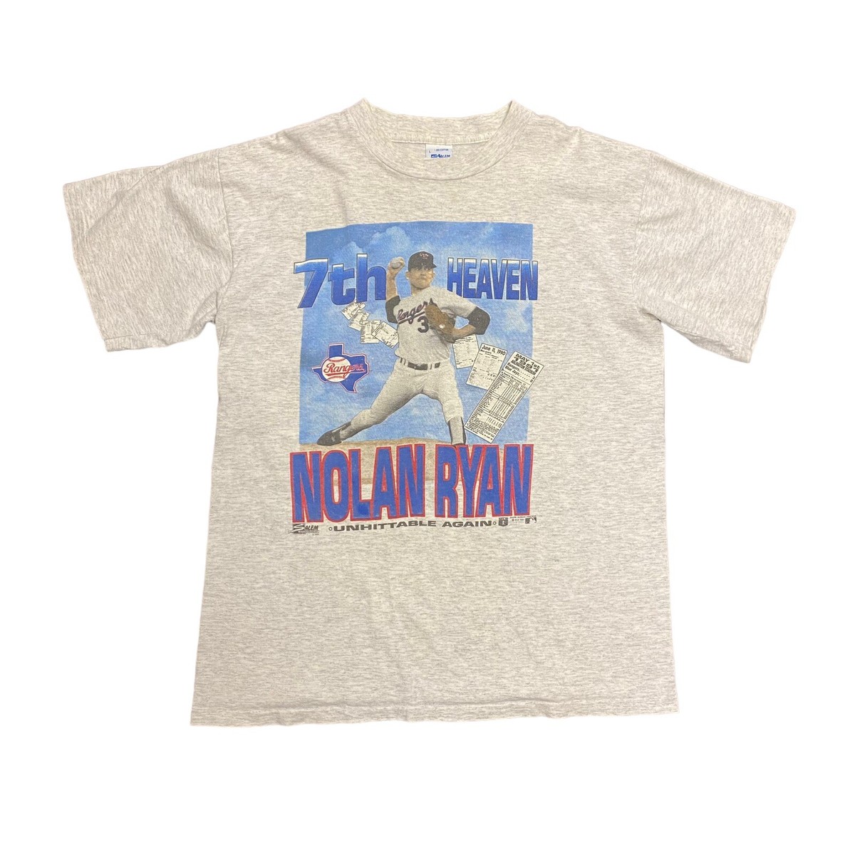 Vintage 90s Salem Nolan Ryan Texas Rangers 7th Heaven No Hitter