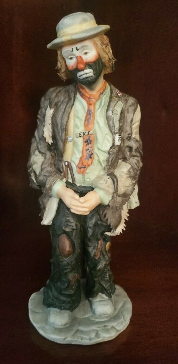 エメット　ケリー　オルゴール人形　ベンチ　ピエロ　Emmett Kelly Jr エメット ケリー オルゴール人形 ベンチ ピエロ Emmett Kelly Jr