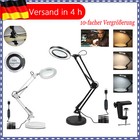 72 LED Lupenleuchte 10 Dioptrien Arbeitsleuchte Lupenlampe Lupe mit Clip Basis