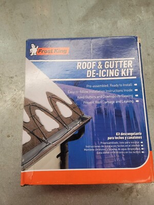 160ft Frost King RC160 Electric Heated Roof gutter Cable Kit New 120V Preowned