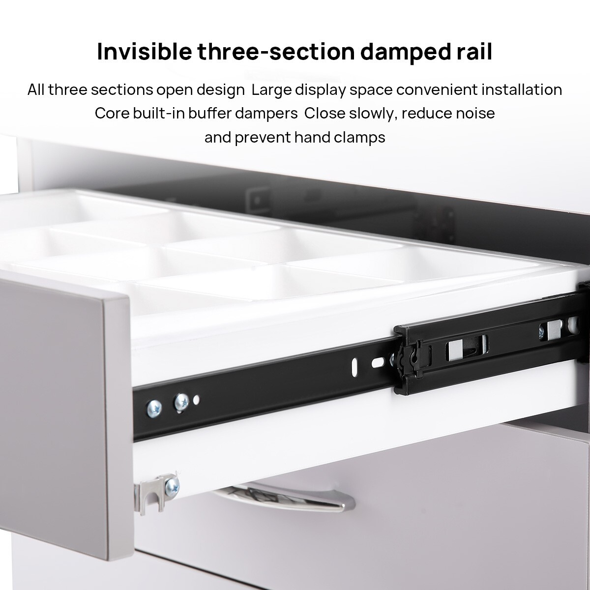 【USA】Dental Mobile Medical Cabinet 5 Drawers Trolley Cart Storage Stand