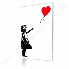 Balloon Girl by Banksy | Ready to Hang Canvas | Wall art paint painting print