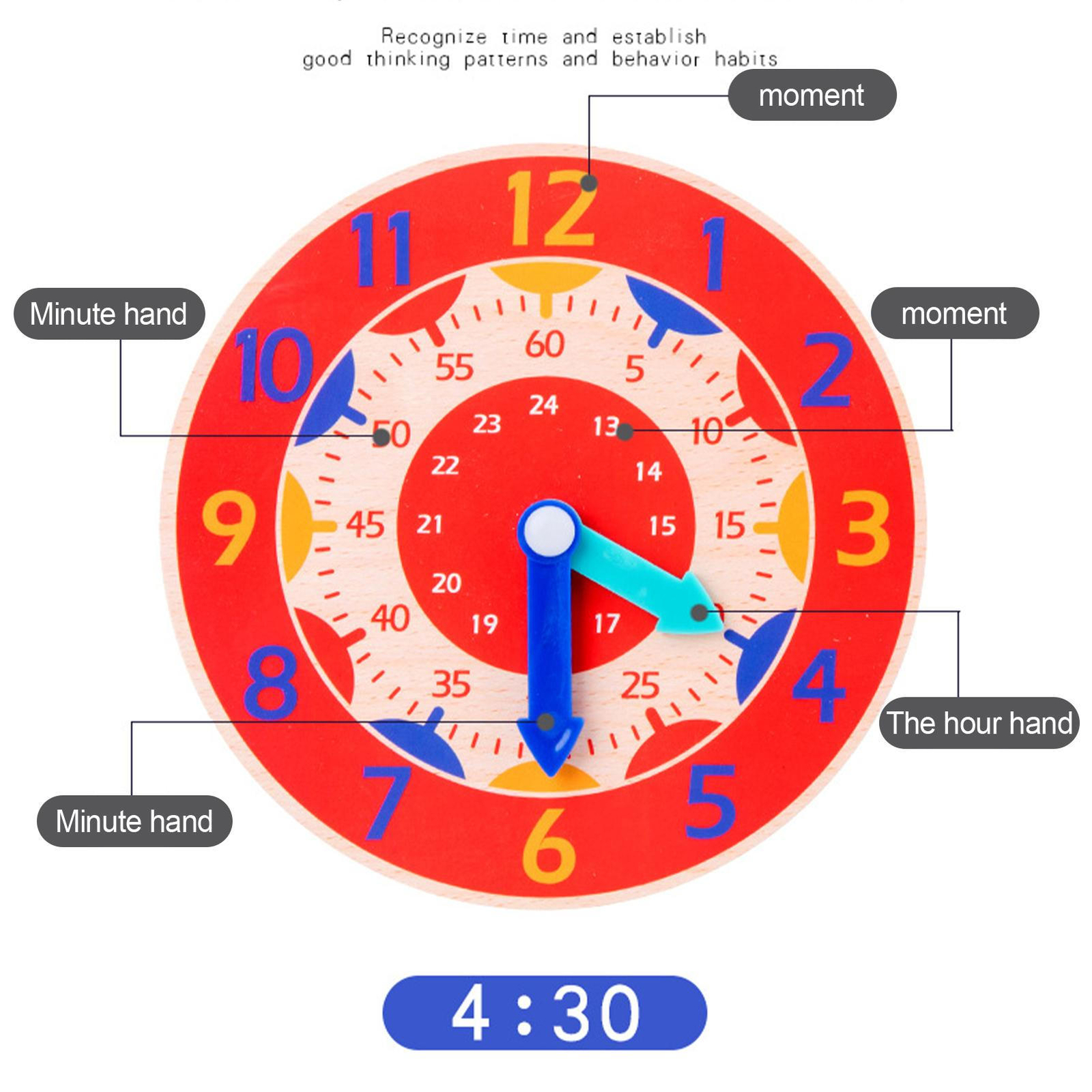 kids-wood-clock-toy-montessori-cognitive-teaching-clock-time-teaching