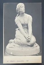FRANCE-CHAPU-JEANNE D’ARC-POST CARD-USED-J1424